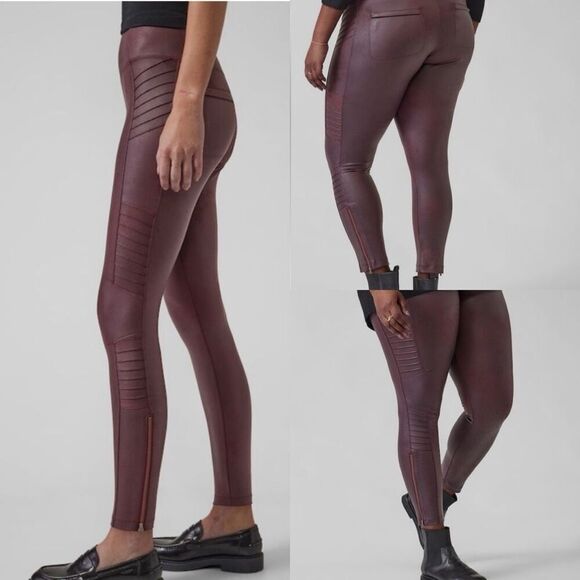 Athleta Delancey Moto tight in "Decadent Chocolate" size XL - Picture 1 of 9